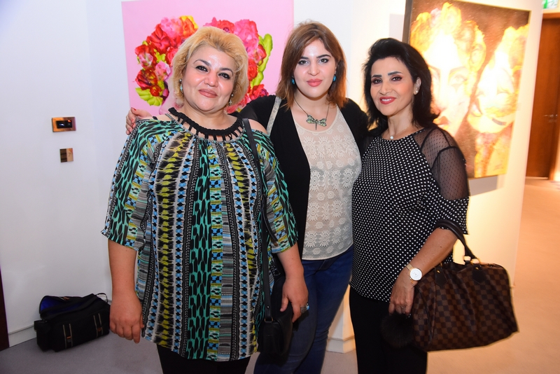 Conflicted Faces Exhibition by Fadwa Hamdan